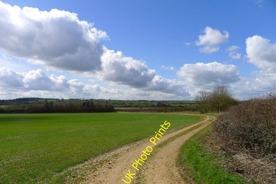 Foto A3 Blick Südwesten von der Teigh Lodge Die höhere Ebene links c2016