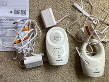 VTech DM1111 Enhanced Digital Audio Baby Monitor - White-Pre-Owned
