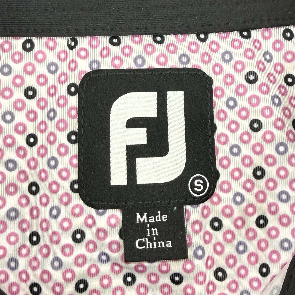 Polo FootJoy Para Hombre S Geométrico AOP Manga Corta Rendimiento Elastizado Golf Preppy Foto 2 de 4