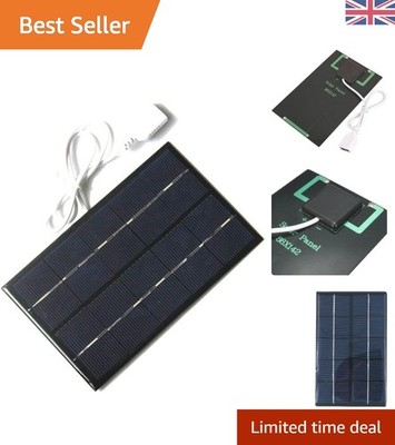 Mini Solarpanel Kit, 2W Leistung für LEDs & USB Geräte - DIY & Schulprojekte