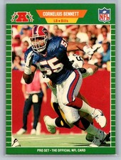 1989 Pro Set #17 Cornelius Bennett
