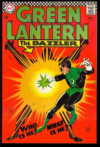 Green Lantern #49 High Grade Silver Age Superhero Vintage DC Comic 1966 VF+