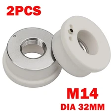 2Pcs Dia 32mm For Cloudray Raytools Ceramic Laser Head For Fiber Laser Cutting