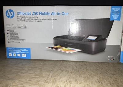 HP OfficeJet 250 Mobile Portable Wireless Color Inkjet All-in-One Printer MPN