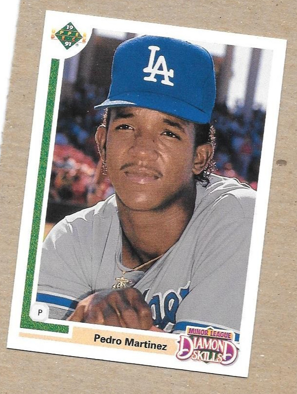 1991 Upper Deck Final Edition 2F Pedro Martinez Rookie Card Dodgers RC