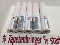 Vliestapete As 4X 37555-6 1X 37554-2 (5Rollen)Streifen Rosa Cremeweiß Restposten