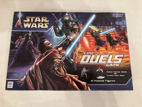 Vintage 2002 Milton Bradley Star Wars Epic Duels Board Game 100% Complete