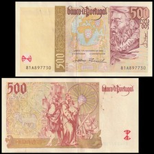 🇵🇹 Portugal  500 Escudos 2000  João de Barros  P 187 c  Crisp UNC