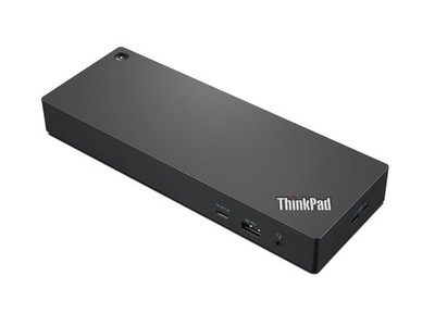 Lenovo 40B00300UK Laptop Dock/Port Replikator kabelgebunden Thunderbolt 4 schwarz, rot