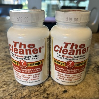 TWO PACK Century Systems The Cleaner 7 Day Women Formula Capsules (Pack of 104)
