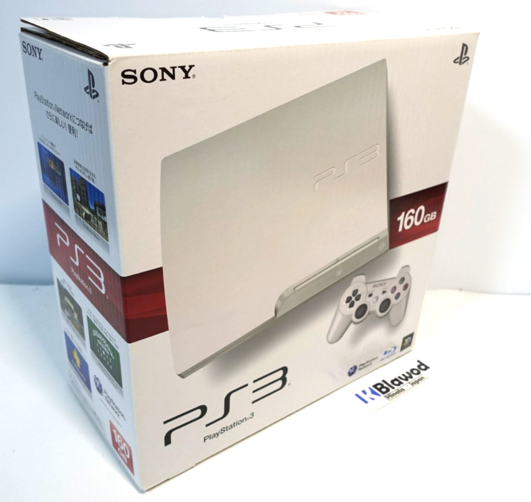 PlayStation 3 160gb Cech-3000a LW White Game Console Tested Boxed