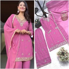 LAUNCHING NEW FANCY KURTI WITH PLAZZO AND DUPATTA