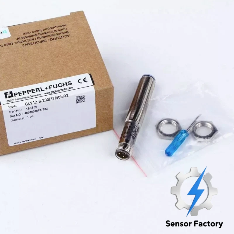 Sensor interruptor fotoeléctrico Pepperl+ Fuchs GLV12-8-200/37/40B/92 1 PIEZA nuevo Foto 2 de 4