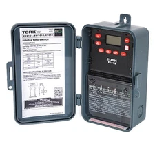 Tork E101b Electronic Timer,24 Hr,Spst