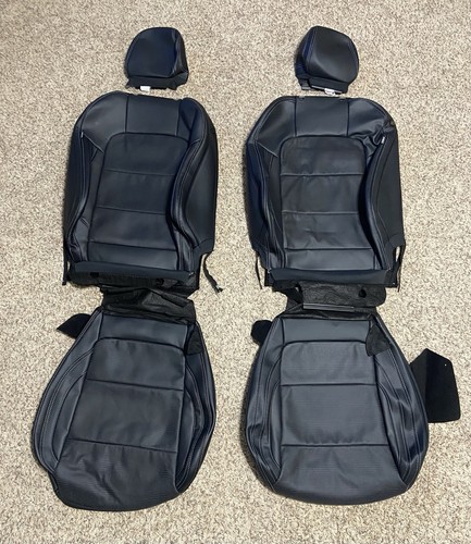 24-25 Mustang GT Coupe OEM Take Off Black Leather Upholstery Front & Rear