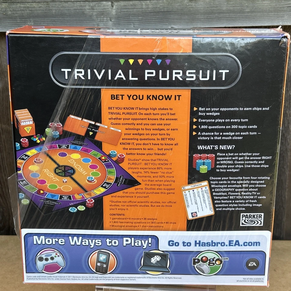 Juego Trivial Pursuit Bet You Know It Nuevo. Foto 3 de 4