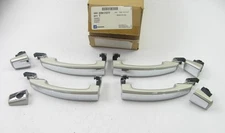 OEM GM Champagne Silver Metallic 4-pc Door Handle Set  With Chrome Insert
