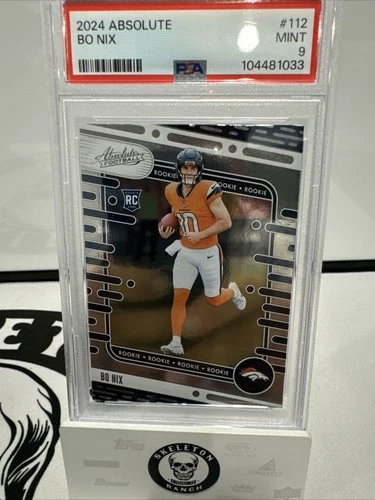 2024 Absolute Bo Nix RC PSA 9 Mint