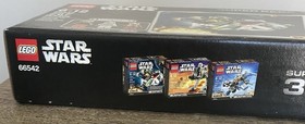 Lego Star Wars New Microfighters Super Pack 3 in 1 66542 Ghost 75125 75127 75130
