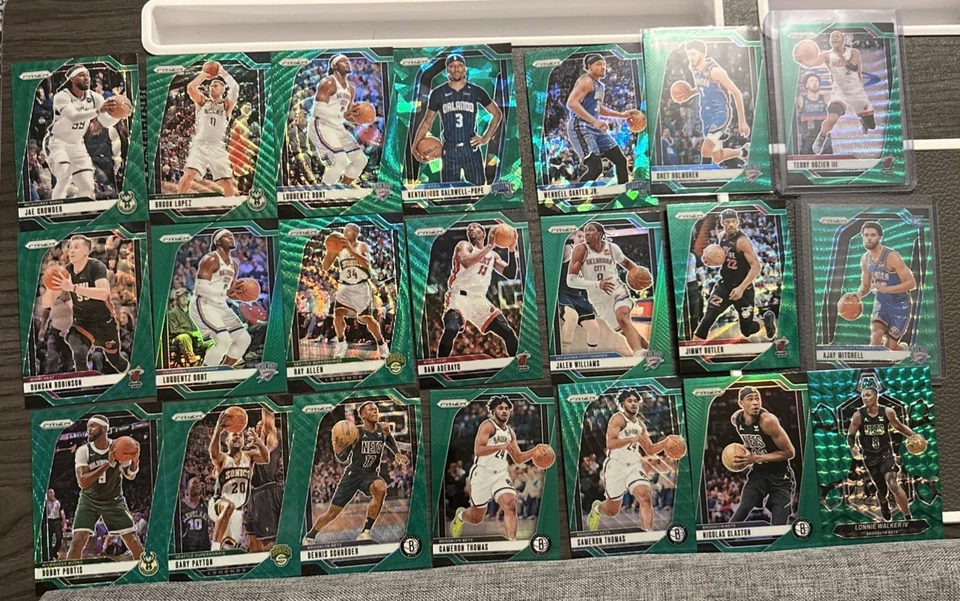 2024-2025 NBA Green Insert LOT (21) - Image 2 of 3