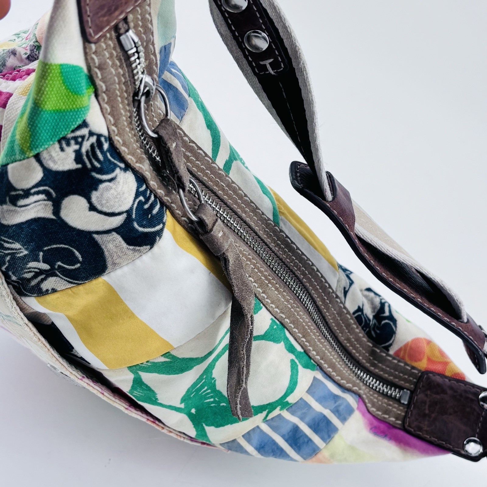 Coach Hampton Patchwork Multicolor Y2K Patchwork … - image 11