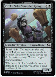 Oroku Saki, Shredder Rising #68 (Foil) Teenage Mutant Ninja Turtles MTG