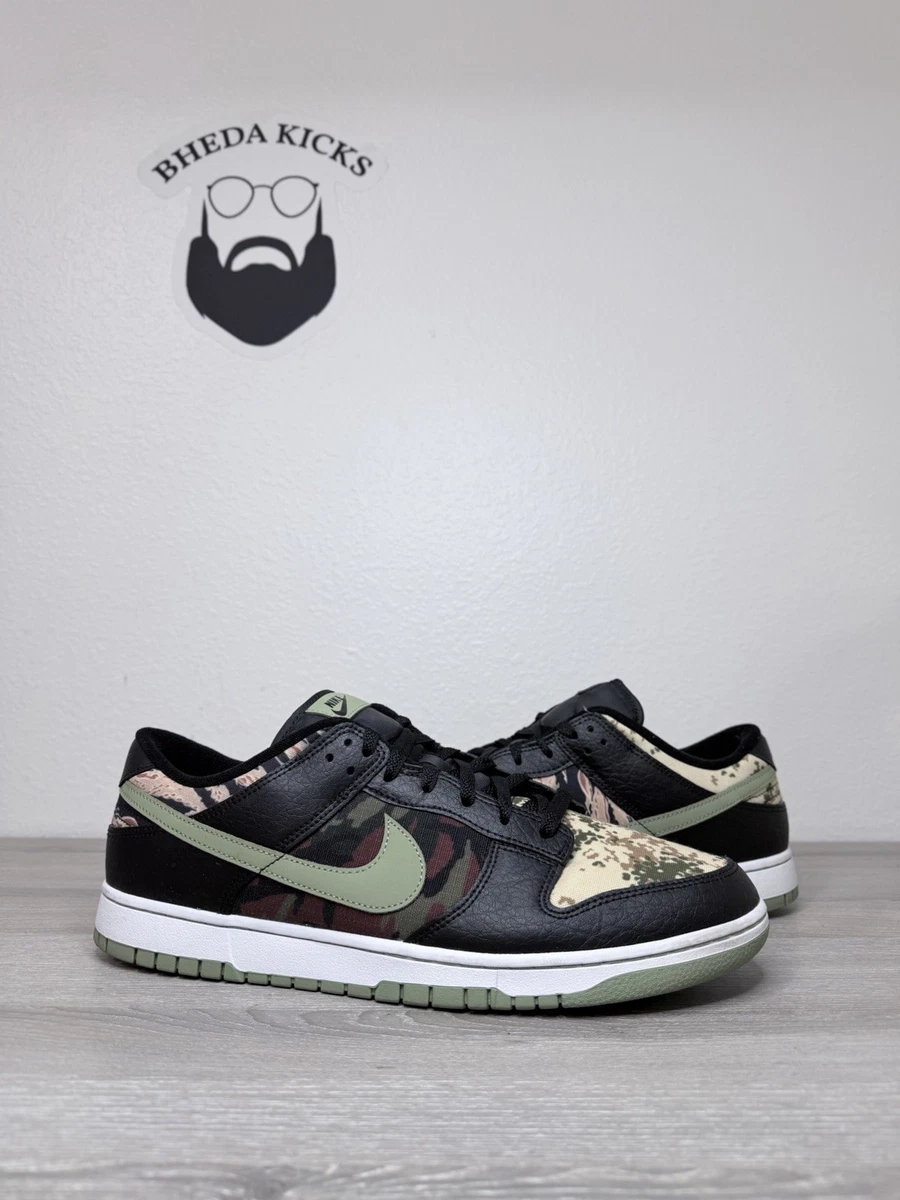 Las mejores ofertas en Nike Dunk SE Low Black Multi-Camo | eBay