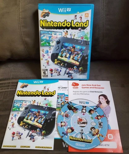 Nintendo Land (Wii U) CIB Complete With Manual and Extras Near Mint Disc