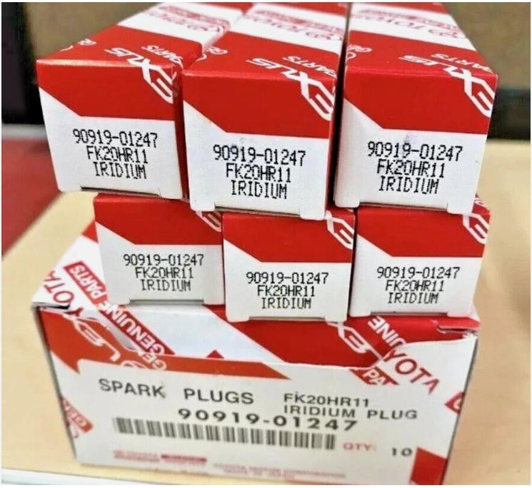 6 PCS NEW OEM Denso FK20HR11 90919-01247 Spark Plugs For Toyota Lexus Replace US