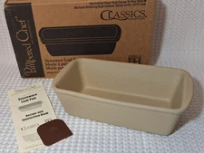 Pampered Chef Stoneware Loaf Bread Pan 11" #1417 Classics Collection USA