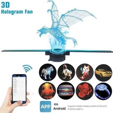 3D Hologram Fan 42CM WiFi LED Projector Advertising Display Sign Custom Video