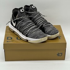 Nike Kevin Durant ZOOM KD 10 Oreo Low Top Athletic Shoes Men\'s Size 12 with Box NIKE Kevin Durant ZOOM KD 10 OREO SIZE 11 Preowned Black  main image 2