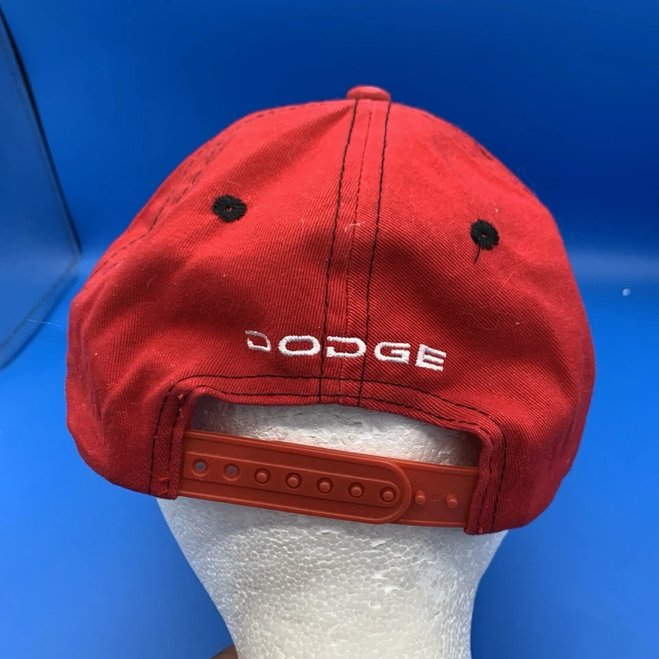 Gorra bordada ajustable vintage Nascar Dodge Motorsports Foto 4 de 4