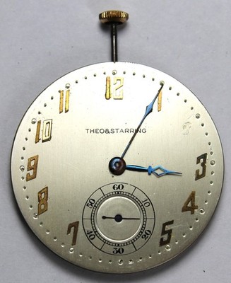 Zodiac 18j 41mm PRIVATE LABEL Pocket Watch MOVEMENT ONLY - Parts/Repair