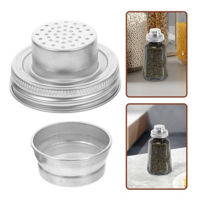 Jar Streuer Gewürzgläser Cocktail -Shaker Weithals-Glasdeckel