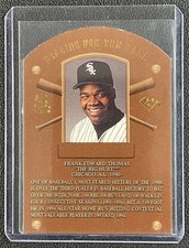FRANK THOMAS 1995 LEAF BASEBALL #1 HEADING FOR THE HALL 0007/5000 WHITE SOX