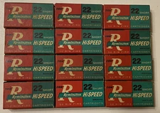VINTAGE LOT OF 12 ~ REMINGTON HI-SPEED KLEANBORE 22 SHORT AMMO BOXES ~ EMPTY