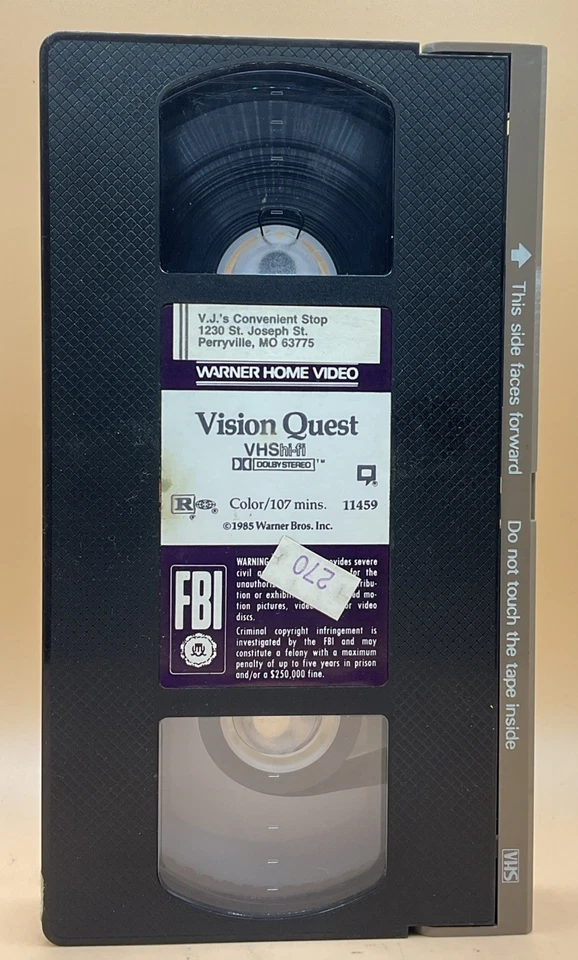 Vision Quest VHS 1985 Warner Home Video Clamshell **Buy 2 Get 1 Free** - Image 3 of 3