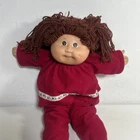 Cabbage Patch Kids Doll Signed Xavier Roberts Brown Yarn Hair PA-1044 VTG