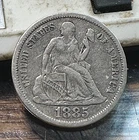 1885 Liberty Seated Dime Nice Original XF- CHRC