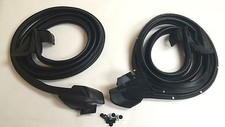 Door Weatherstrip Rubber Seal Pair 1969-1972 Chevelle 2 Door Hardtop Convertible
