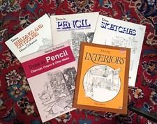 Five Drawing, Sketching Books By Hans Schwarz