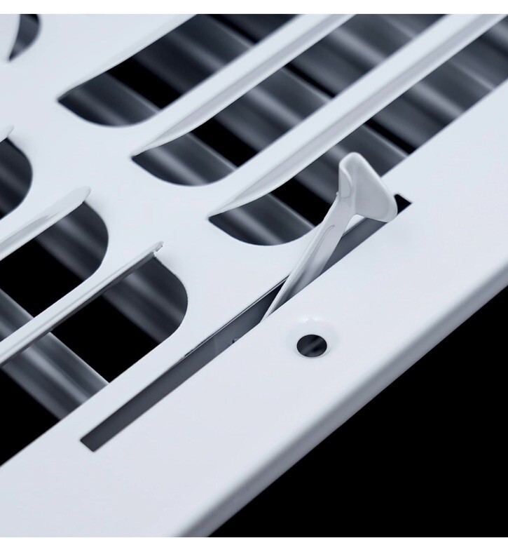 HANDUA Air Grille Register Adjustable Ceiling Wall 10" x 10" Duct Size White