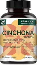 Natural Cinchona Bark Supplement for Digestive Health Support 60 SRV EXP 09/26