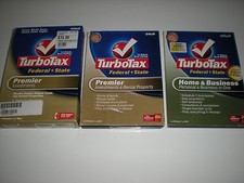 Turbotax 2006 2007 Premier ugly boxes 2008 Home Business. Sealed new.