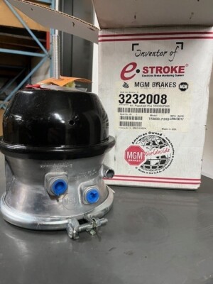 MGM Brakes Air Chamber 3232008 Piggyback Plus - Double Diaphragm - Long Stroke