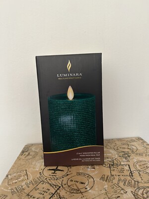 Luminara Real Flame Effect Candle 3 x6.5  Real Wax