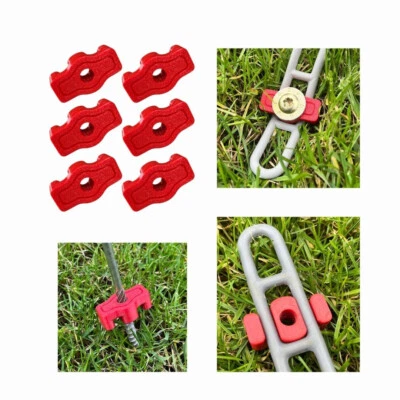 3D DRUCK CAMPER 6x Befestigungshilfe, Befestigungsmodul, Abspannhilfe für Abspannleiter, Camping