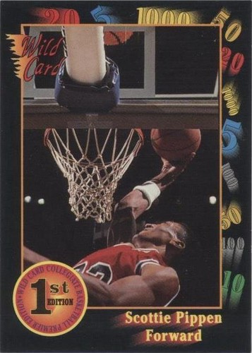 1992 Wild Card Collegiate 1st Edition Scottie Pippen #83 Chicago