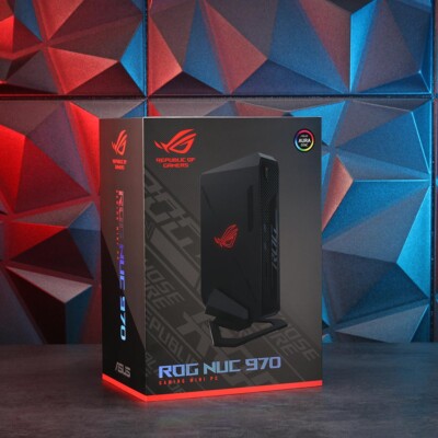 ASUS ROG NUC 970 // Ultra 9 185H, RTX 4070, 32 GB DDR5 RAM, 1 TB SSD // NUC14SRK